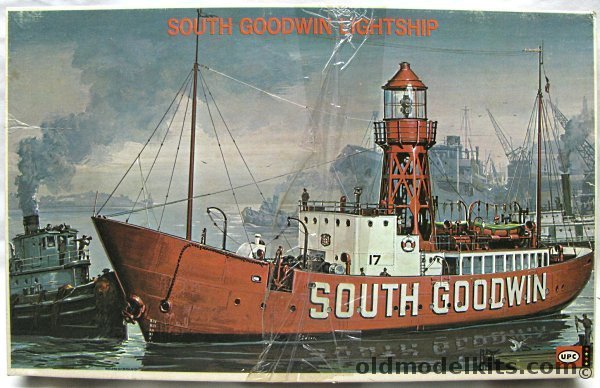 UPC 1/109 South Goodwin Lightship (Ex-Frog - Trinity House Lightship), 5012-400 plastic model kit